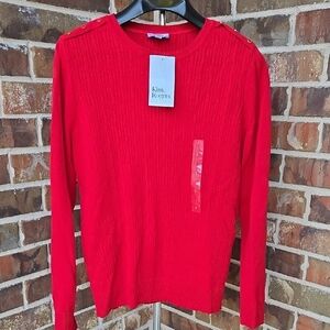 Kim Rogers Vibrant Red Sweatshirt